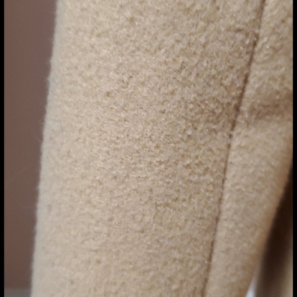 Wool Camel Pea Coat - Picture 10 of 13